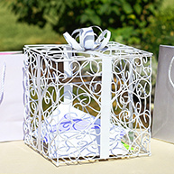 White Reception Gift Card Holder