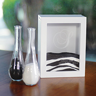White Unity Sand Shadow Box