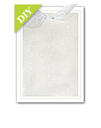 White Vines DIY Wedding Invitation Kit
