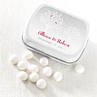 Winter's Love Mint Tin Wedding Favor