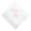 Always Forever Love Napkin