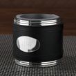 Personalized Black Beverage Cooler for Groomsmen