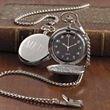 Silver Plated Pocket Watch for Groomsmen