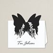 Butterfly Kisses Wedding Place Card