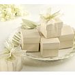 Champagne-Colored Wedding Favor Boxes