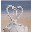 Coastal Mist Wedding Cake Topper
