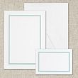 Colorful Chic - Tropical Blue Bright White DIY Invitation Kit