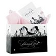 Black and White Wedding Party Gift Bag