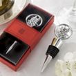 "Double Happiness" Chrome Bottle Stopper Favor
