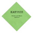 Eat Drink and Be Married Napkin with Block