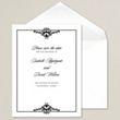 Elegant Flourish Save the Date Card