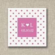 Fun Dots Wedding Favor Tags