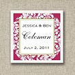 Floral Wedding Favor Tags