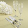 Gorham Crystal Toasting Flute and Serving Set Collection