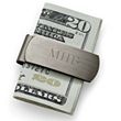 Engraved Gunmetal Money Clip for Groomsmen