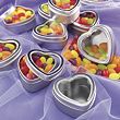 Heart-Shaped Wedding Favor Tins