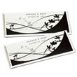 Hershey's® Black and White Floral Personalized Large Chocolate Bar Favor
