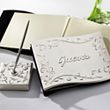 Lenox Opal Innocence Wedding Guest Book and Pen Set