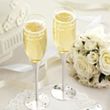 Nature's Love Wedding Toasting Flutes