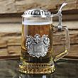 Engraved Medieval Glass Tankard for Groomsmen