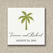 Palm Tree Wedding Favor Tags