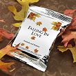 Personalized Autumn Themed Coffee Pack Wedding Favor