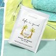 Personalized Palm Tree Margarita Mix Wedding Favor