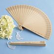 Personalized Sandalwood Fan Wedding Favor