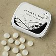 Personalized Wedding Mints Favor in Floral Design