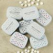 Personalized Wedding Mints Wedding Favor in Hearts Design