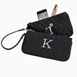 Quilted Microfiber Wristlet for Bridesmaids
