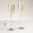 Reed & Barton Season's of Love Champagne Flutes
