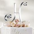 Metal Initial Wedding Cake Topper