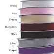 7/8" Sheer Organza Wedding Ribbon - 100 Yards