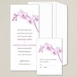 Simply Orchid Wedding Invitation