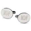 Sophisticated Oval Groomsmen Cufflinks