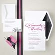 Sophisticated Script Wedding Invitation