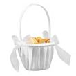 Sparkling Hearts Flower Girl Basket