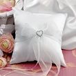 Sparkling Hearts Wedding Ring Pillow
