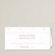 Sweet Hearts in Bright White Wedding Place Card