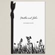 Butterfly Kisses Wedding Program Cover