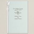 Wrapped in Romance Wedding Program Cover