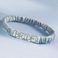 Bejeweled "Bride" Bridal Garter