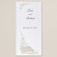 Bible Wedding Program