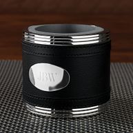 Personalized Black Beverage Cooler for Groomsmen