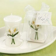 Calla Lily Candle Wedding Favor
