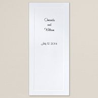 Classic Couture Wedding Program