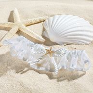 Coastal Mist Bridal Garter