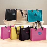 Colorful Jute Totes