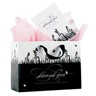 Black and White Wedding Party Gift Bag